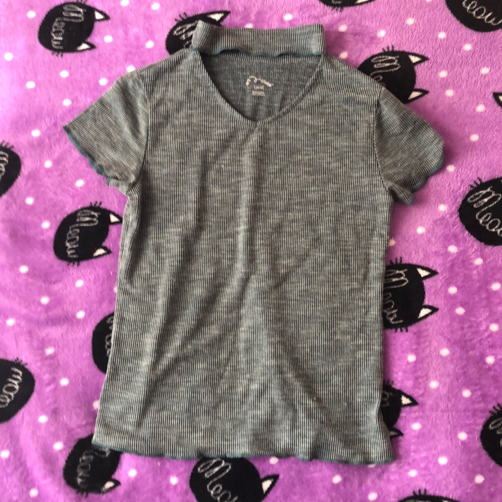 Dark Teal Choker Top